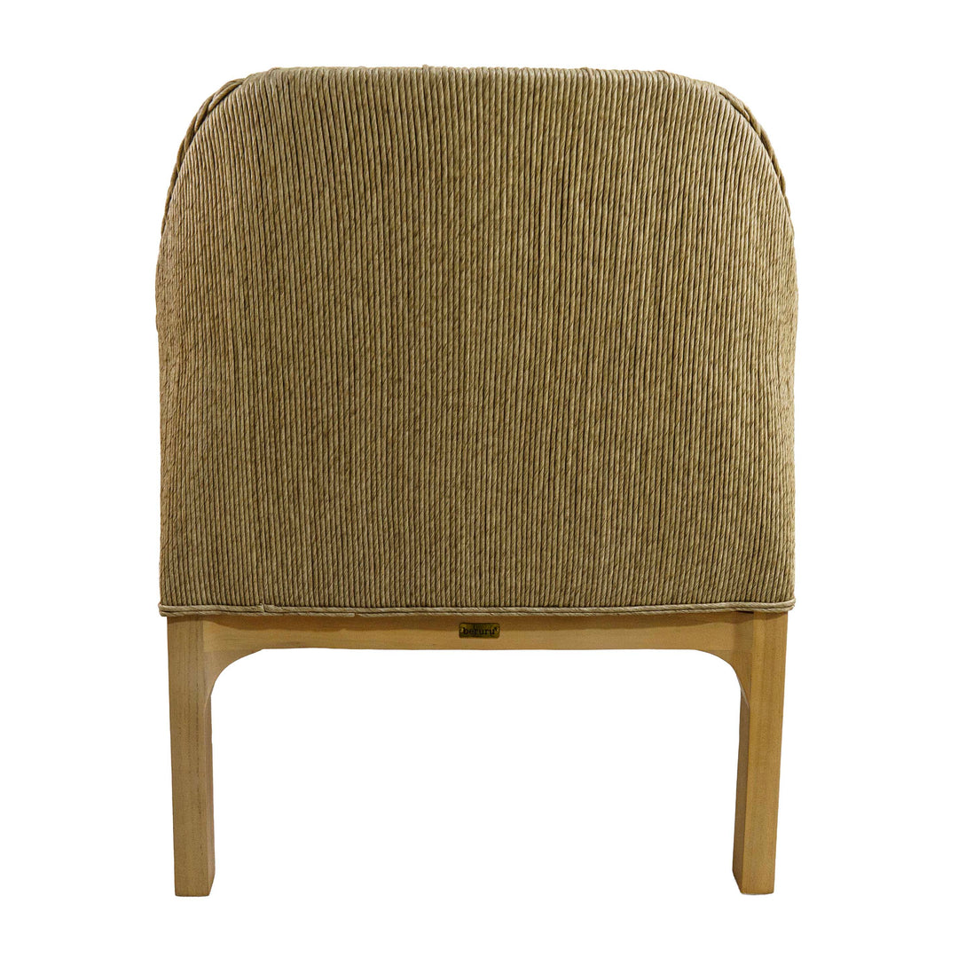 Euston Teak Single Seater Sofa with cushion