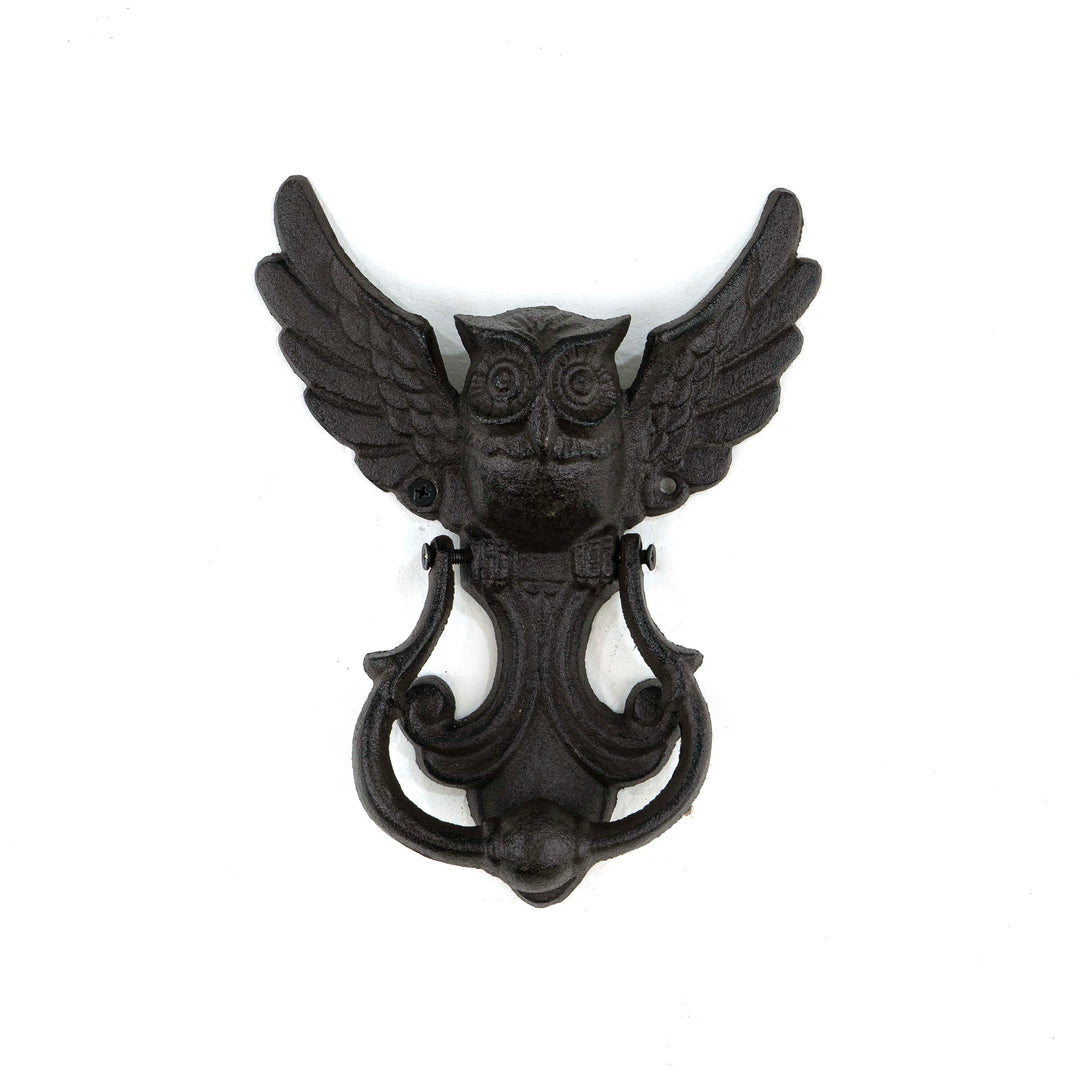 Ada Owl Door Knob Iron