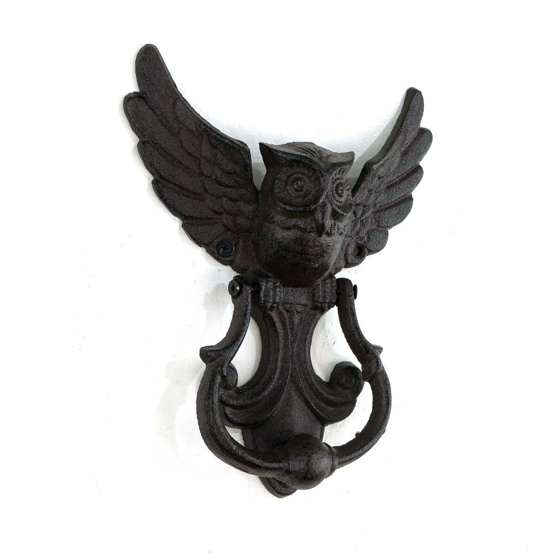 Ada Owl Door Knob Iron