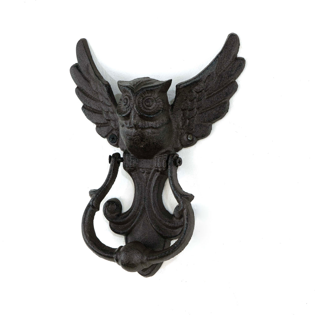 Ada Owl Door Knob Iron