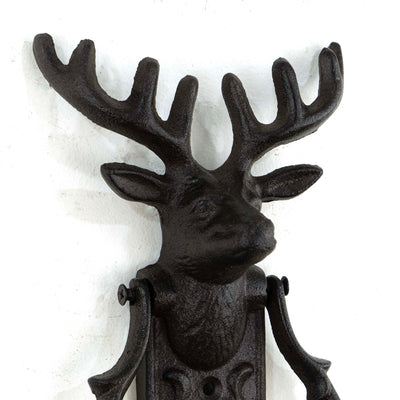 Ada Reindeer Door Knob Iron