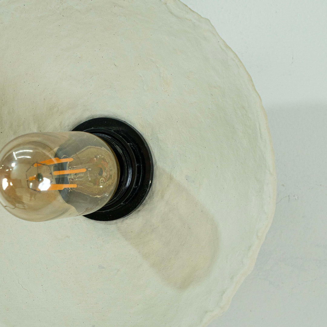 Cupola Paper Mache Wall Lamp - Small