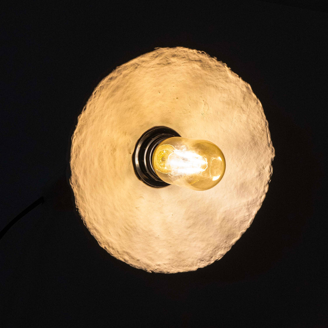 Cupola Paper Mache Wall Lamp - Small