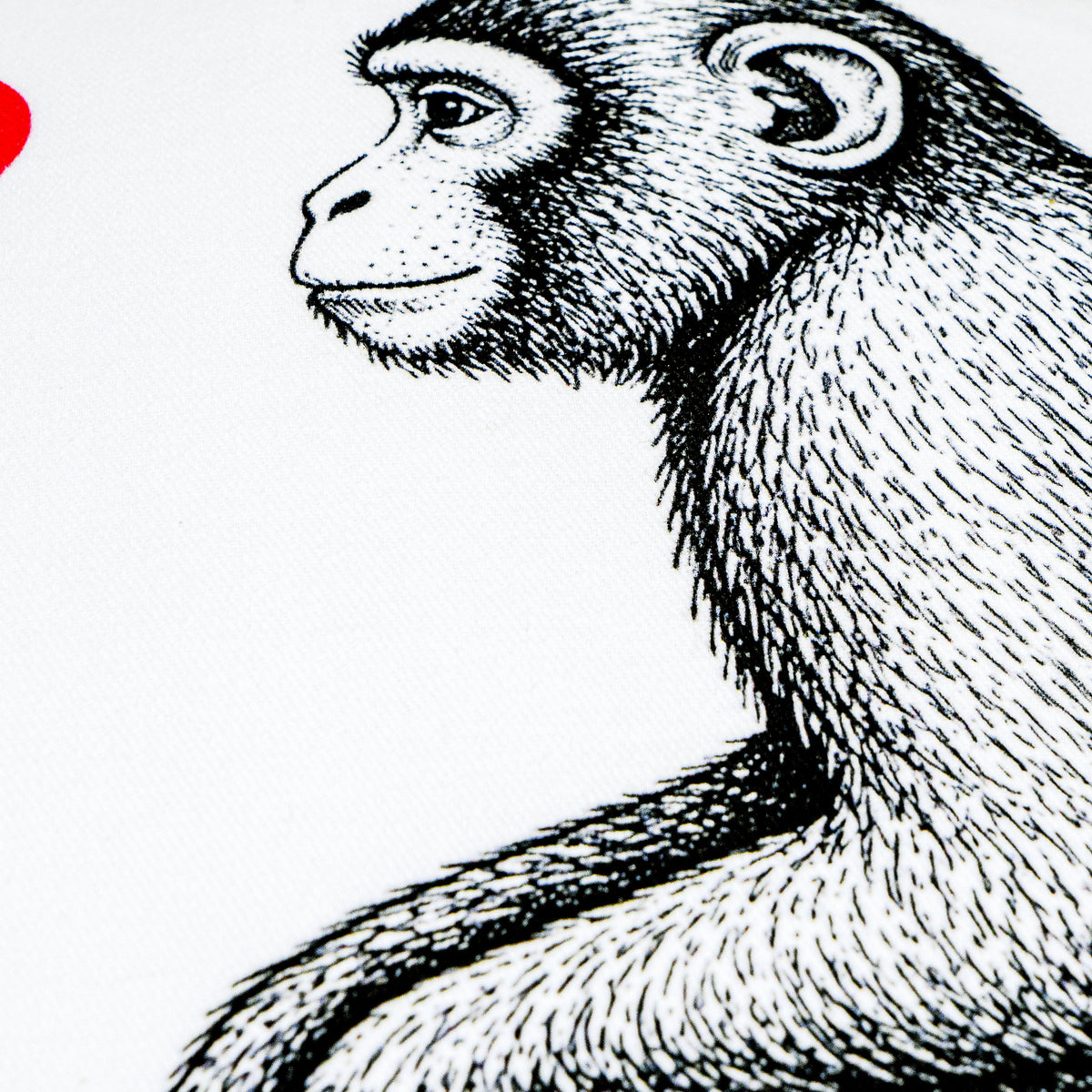 MONKEY PRINT CUSHION COVER