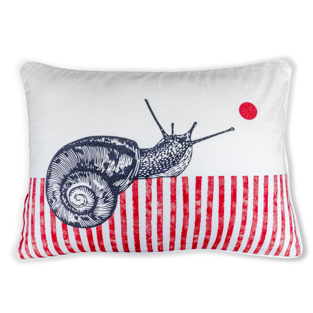 SNAIL PRINT CUSHION COVER