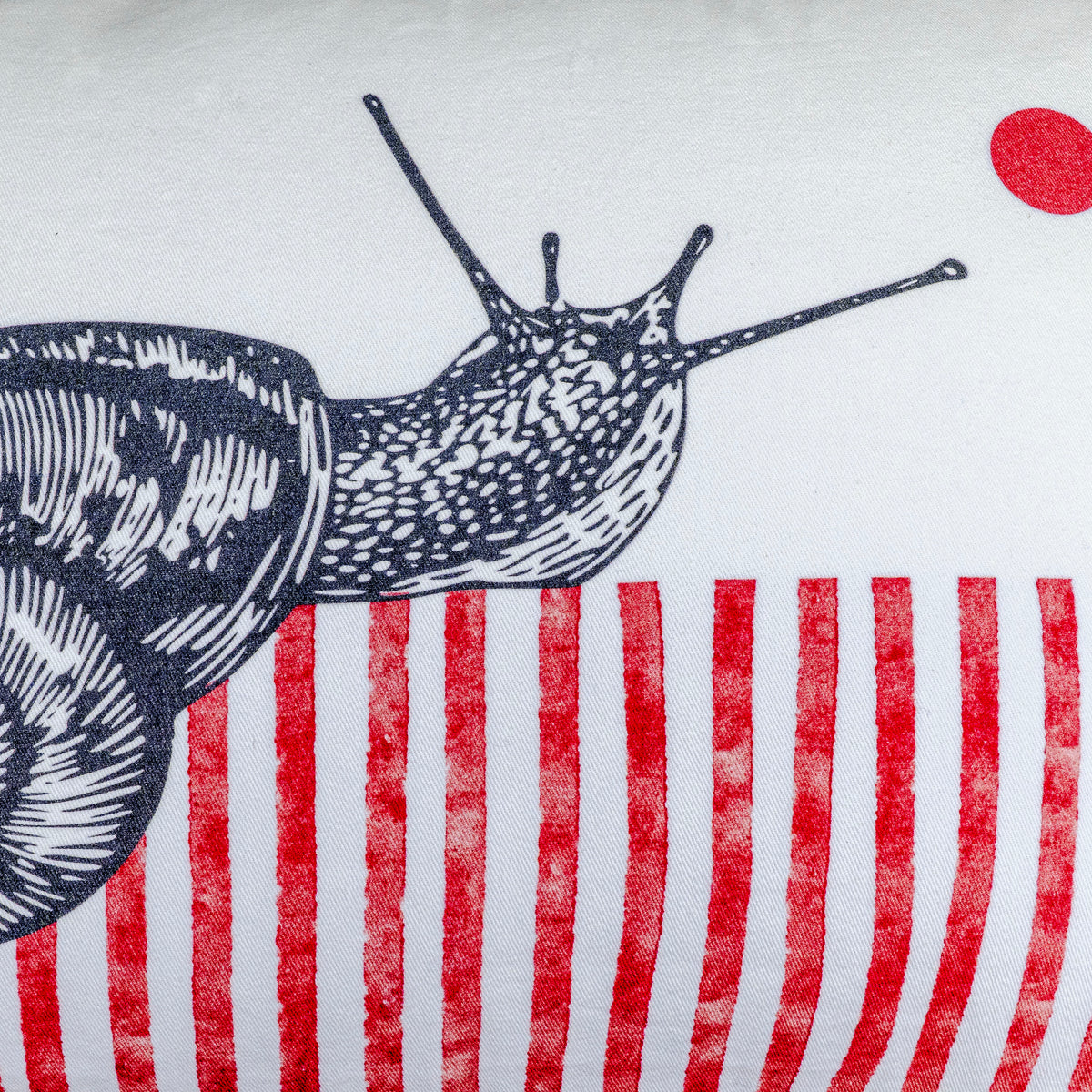 SNAIL PRINT CUSHION COVER