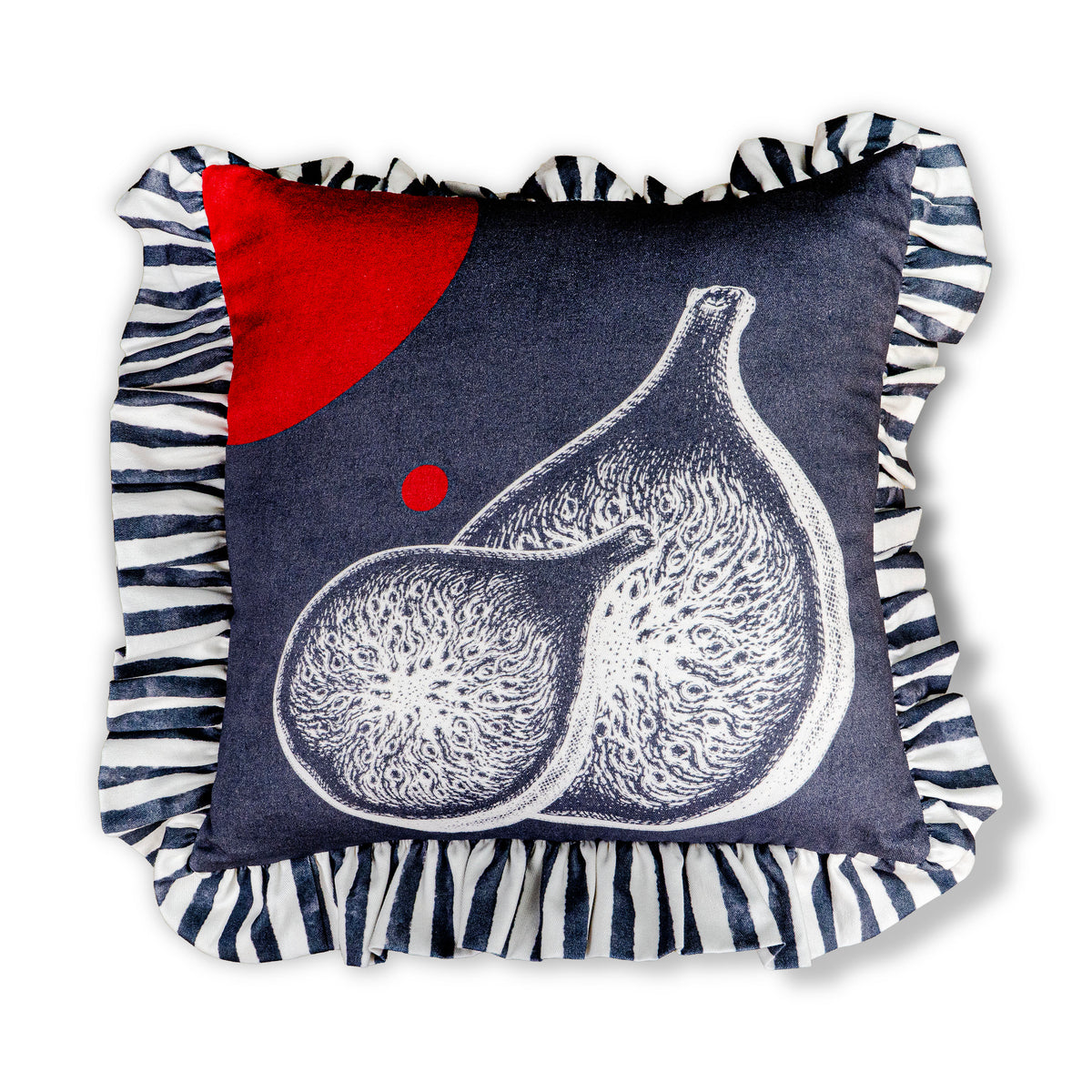 FIG PRINT CUSHION COVER