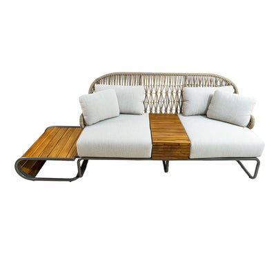 Euston Two Seater Sofa with Table and Cushions