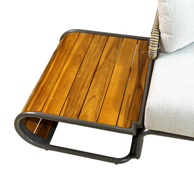 Euston Two Seater Sofa with Table and Cushions