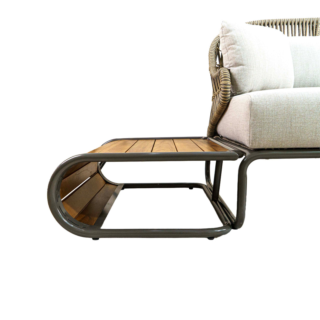 Euston Two Seater Sofa with Table and Cushions