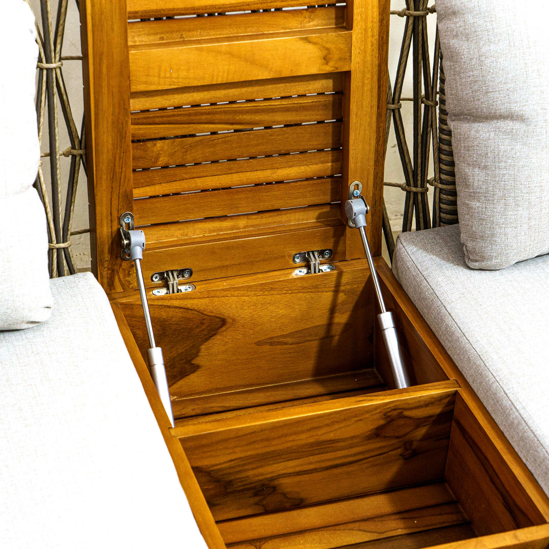 Euston Two Seater Sofa with Table and Cushions