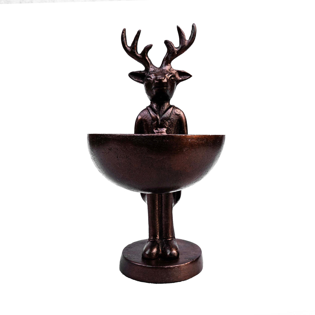 Deer Man Round Tray