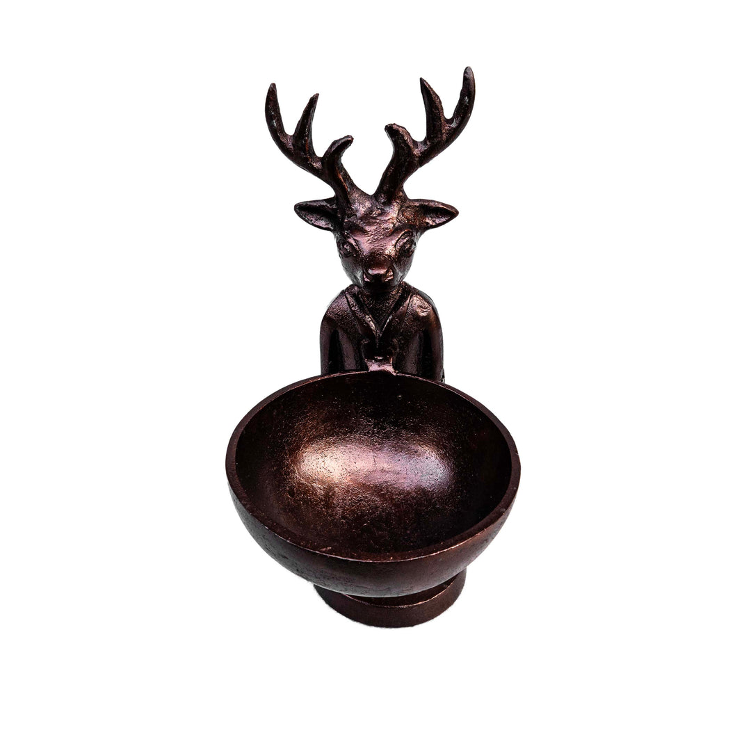 Deer Man Round Tray