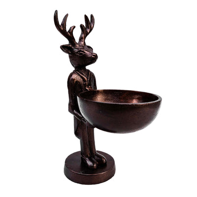 Deer Man Round Tray