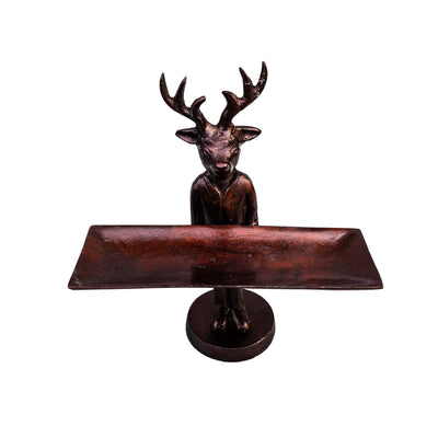 Deer Man Square Tray