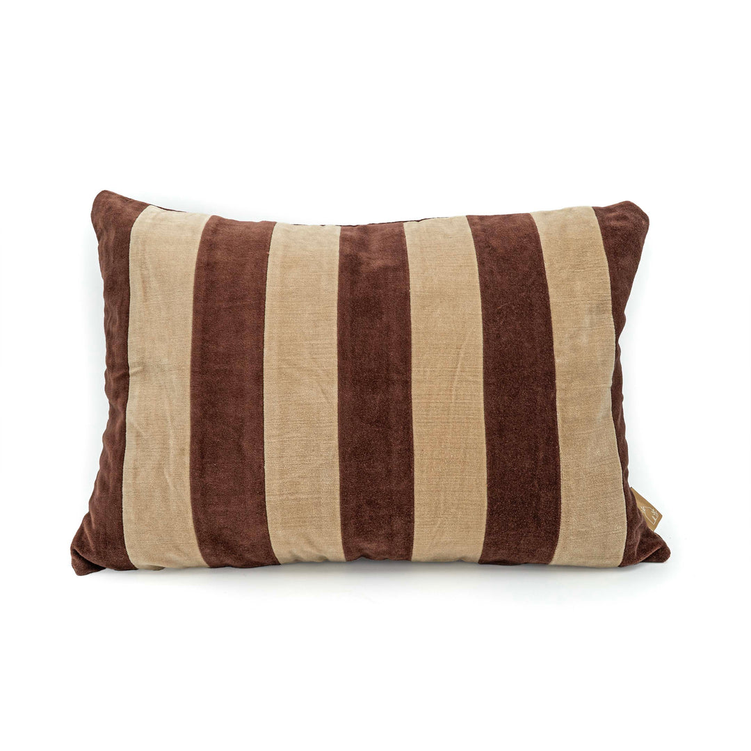Willow Berry Velvet Stripe Cushion Cover