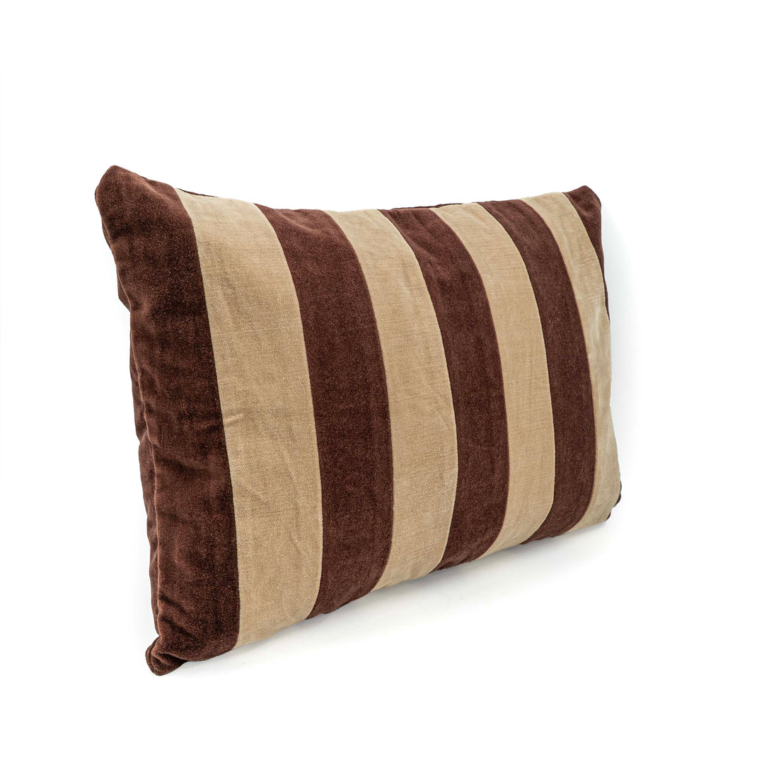 Willow Berry Velvet Stripe Cushion Cover
