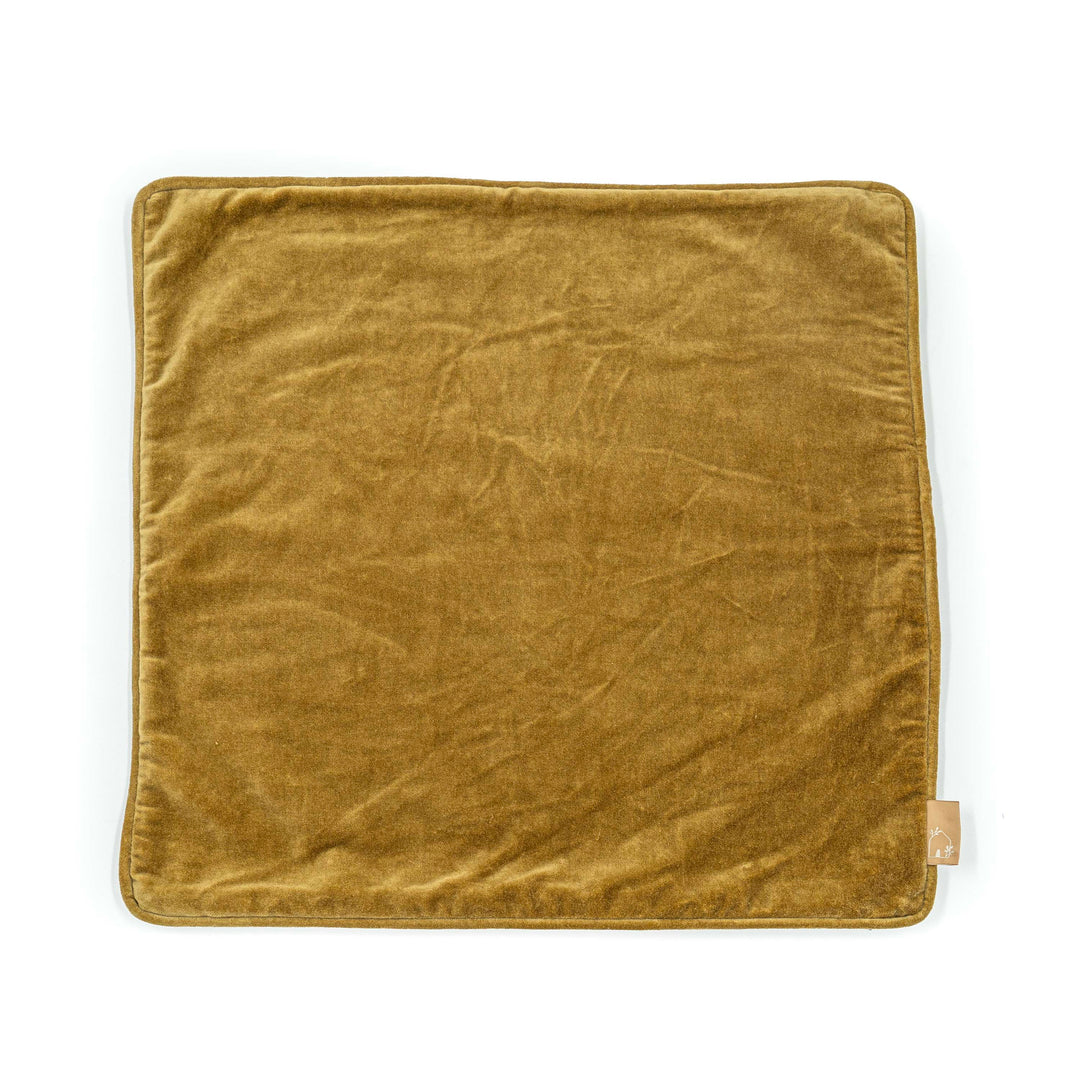 Deep Ochre Velvet Cushion Cover