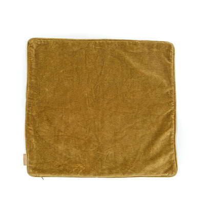 Deep Ochre Velvet Cushion Cover