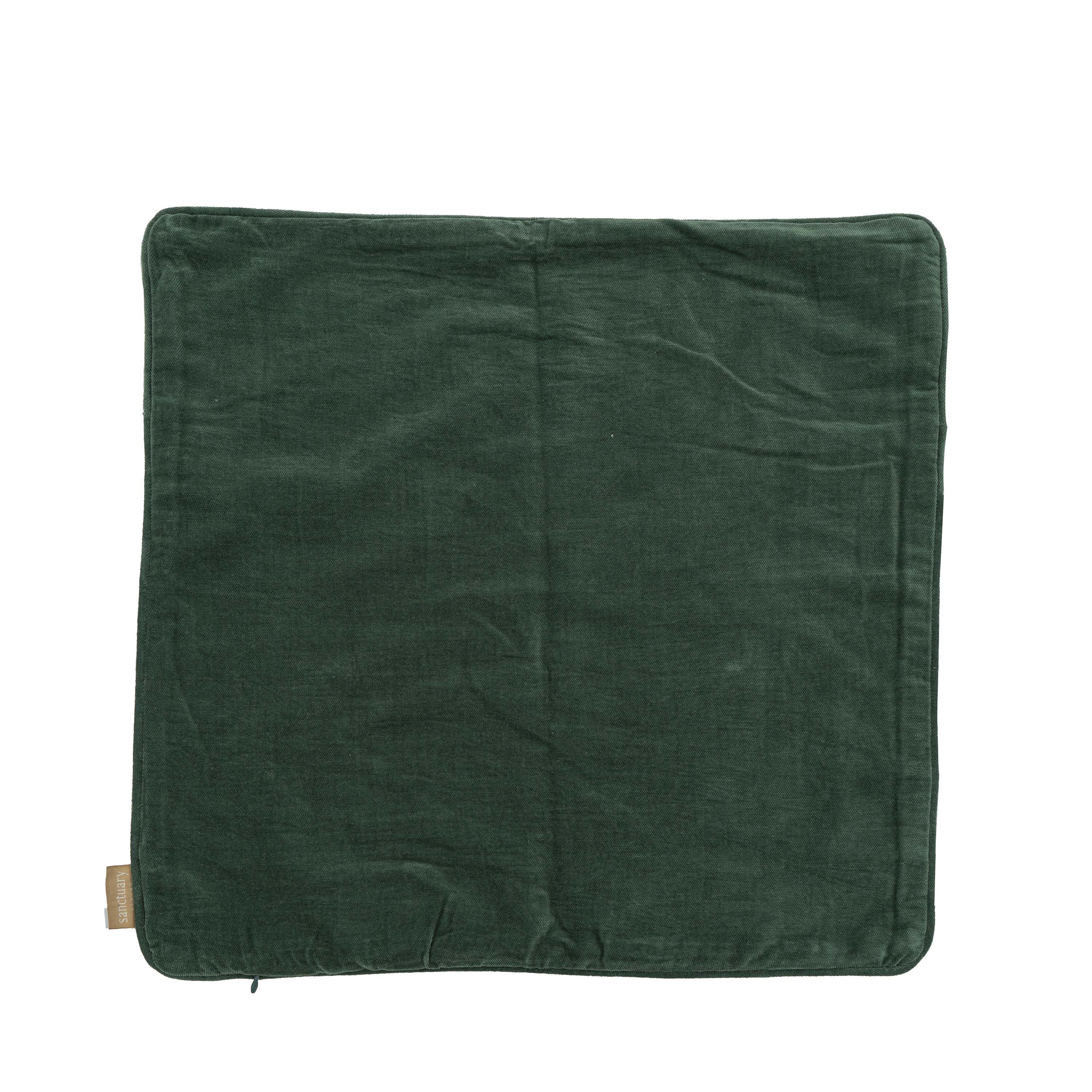 Bloom Olive Velvet Cushion Cover