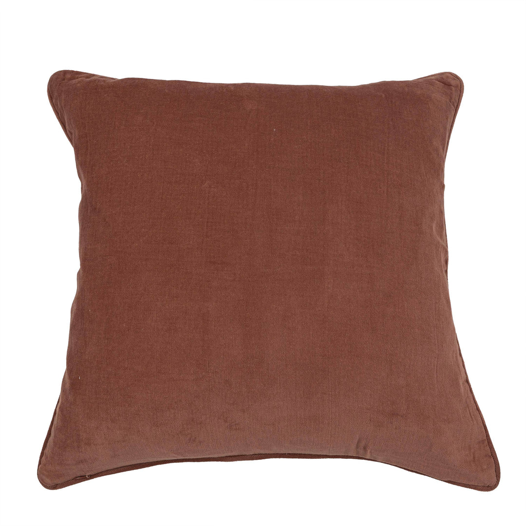 Bloom Ochre Velvet Cushion Cover