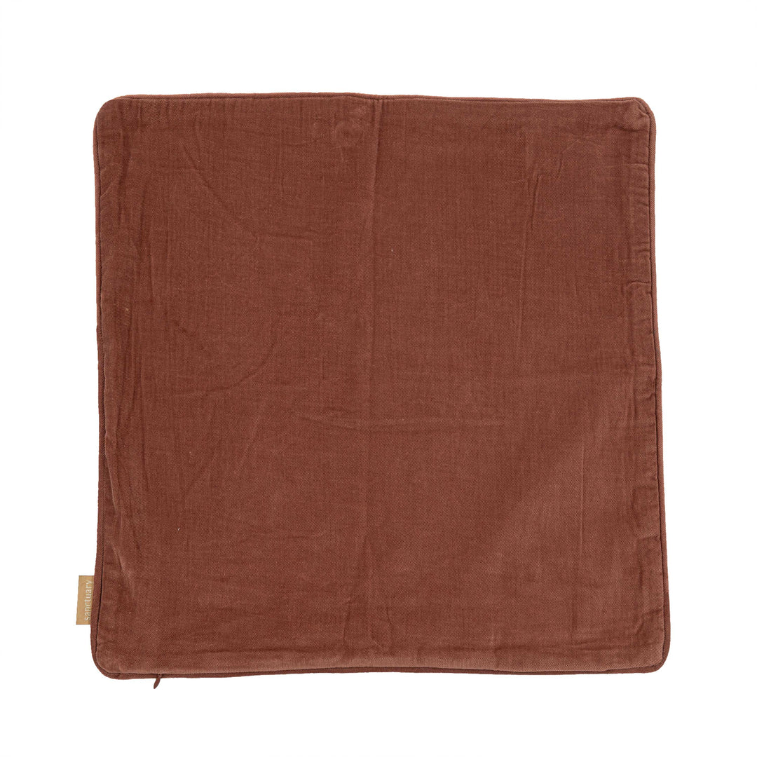 Bloom Ochre Velvet Cushion Cover