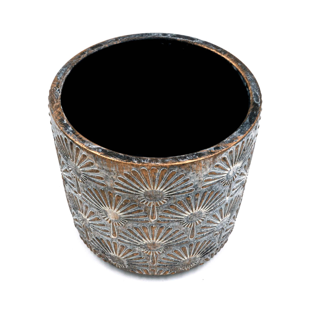 Akkay Chipped Cement Pot