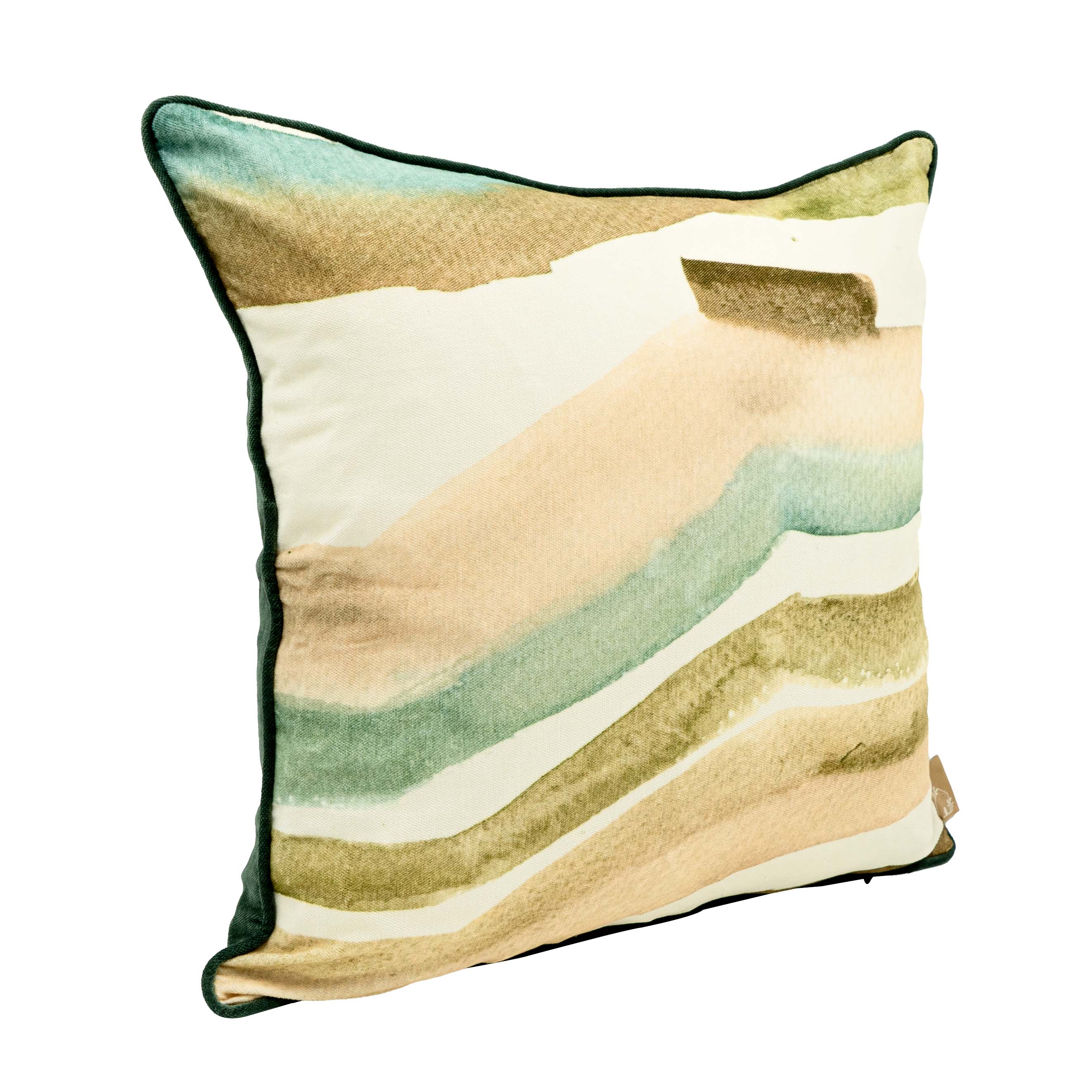 Flow Eucalyptus Velvet Cushion Cover