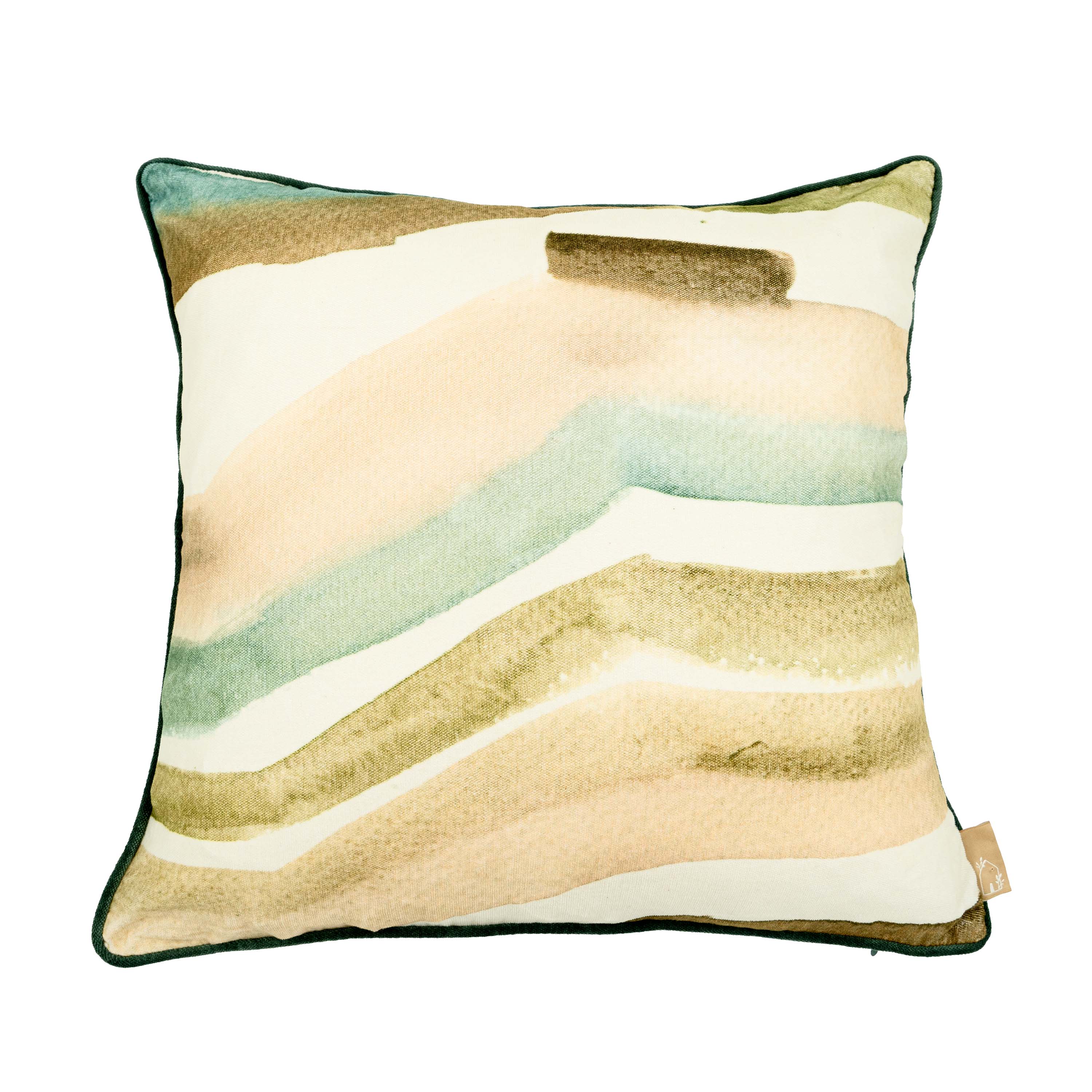 Flow Eucalyptus Velvet Cushion Cover