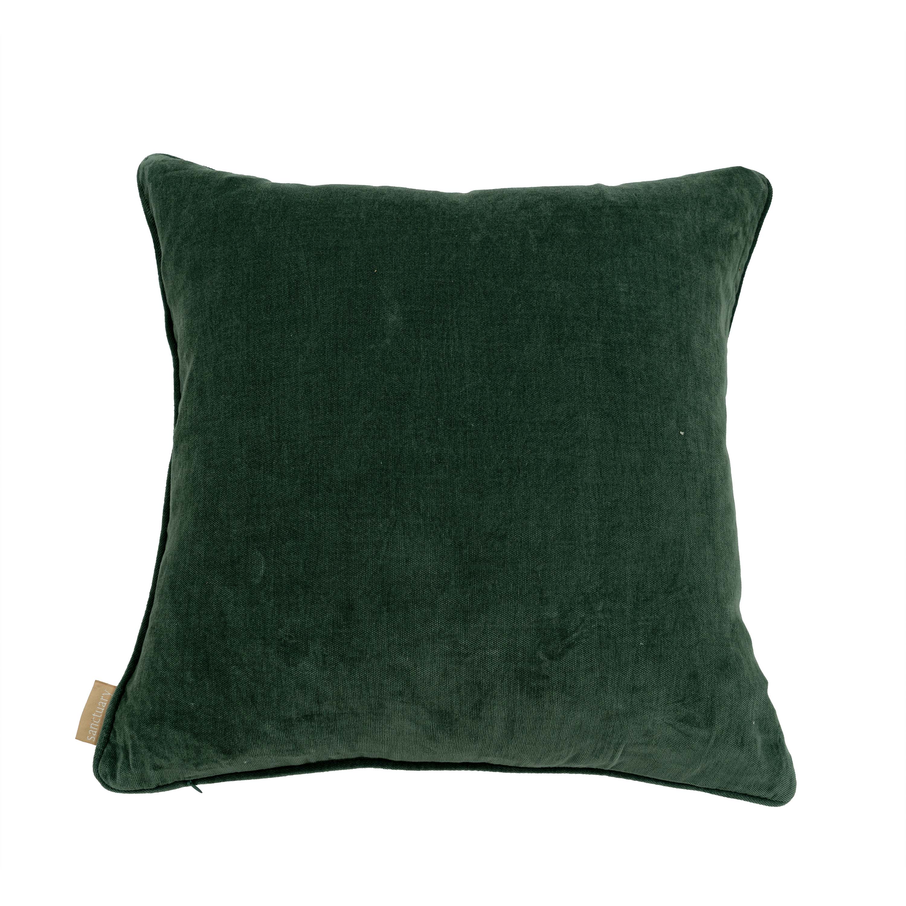 Flow Eucalyptus Velvet Cushion Cover