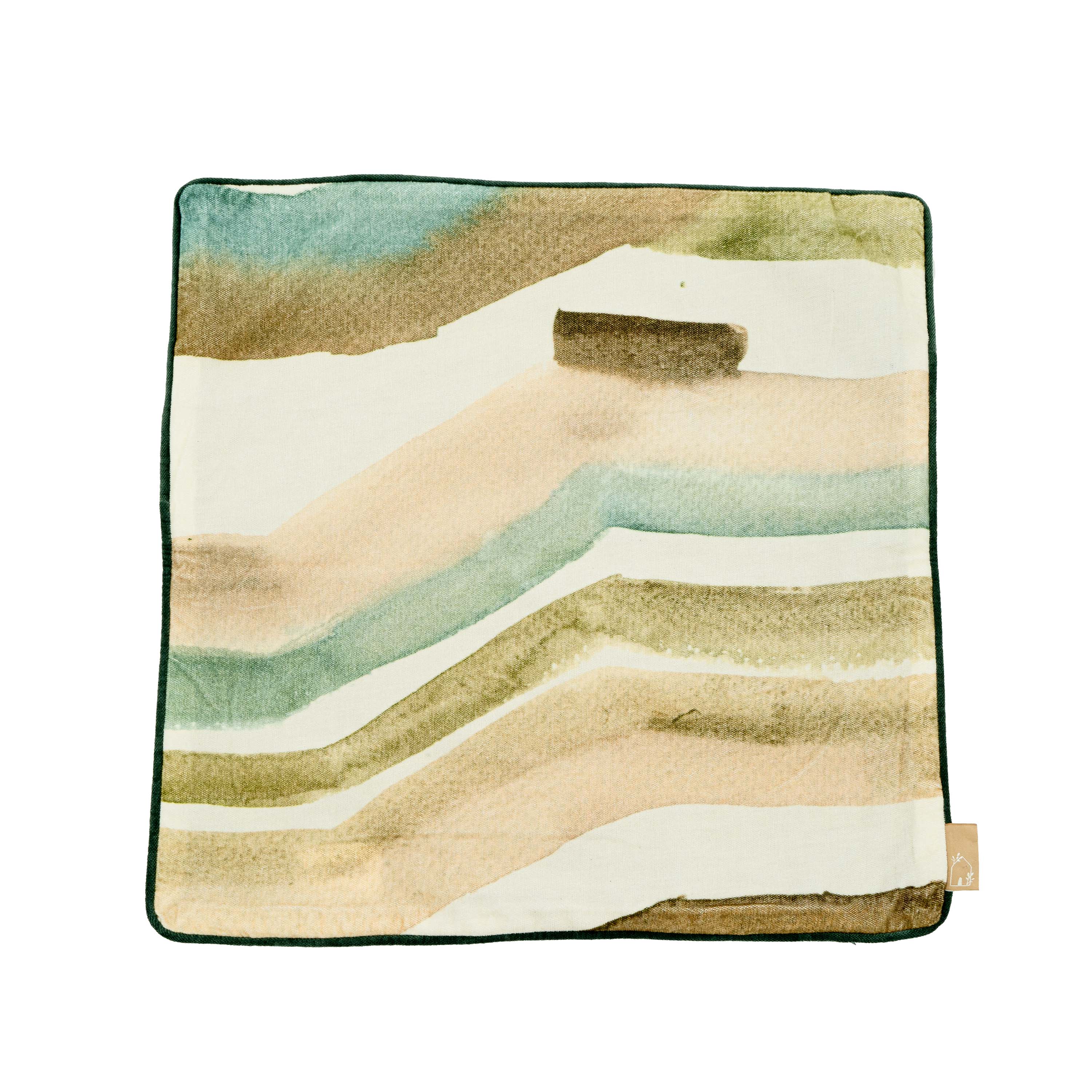 Flow Eucalyptus Velvet Cushion Cover