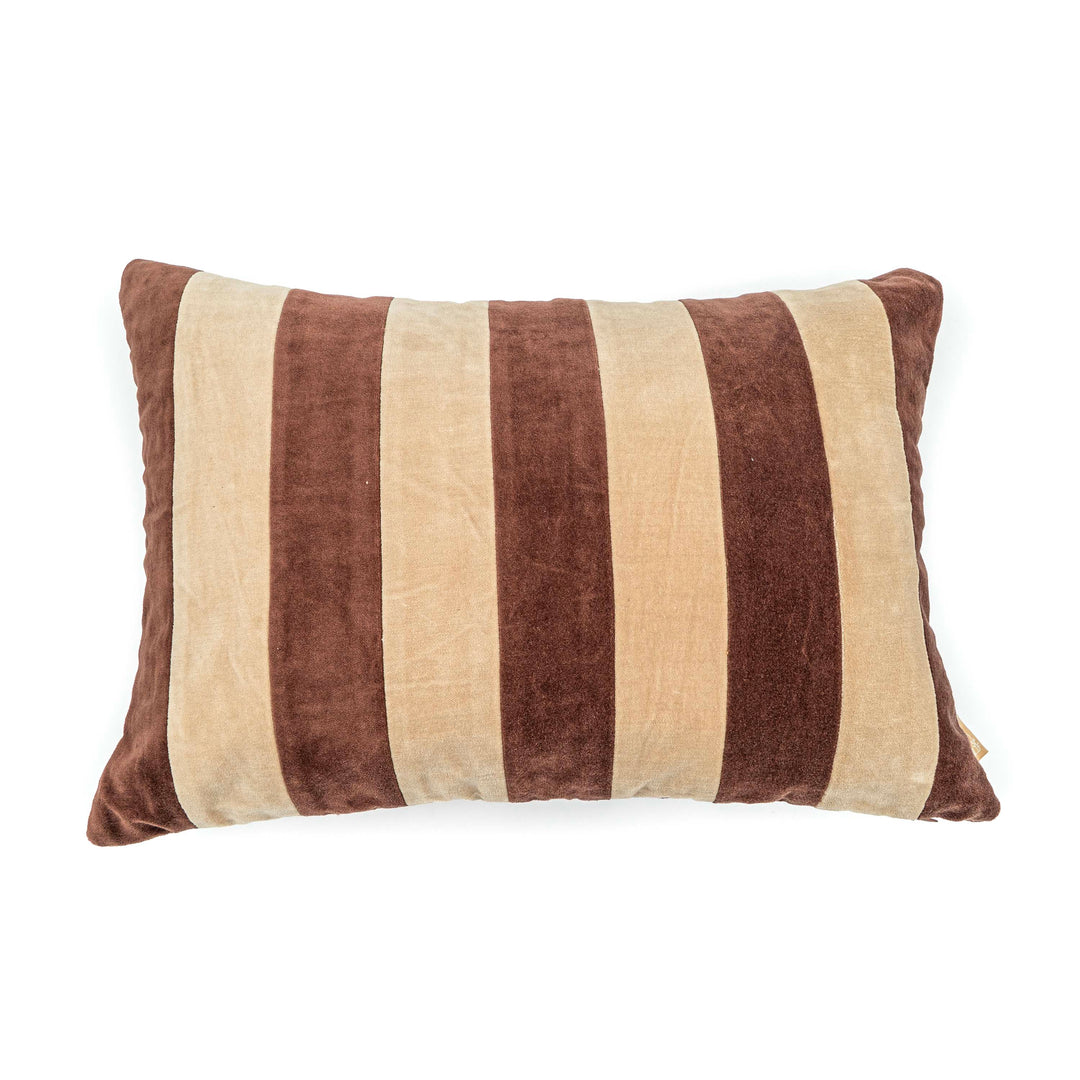 Willow Berry Velvet Stripe Cushion Cover