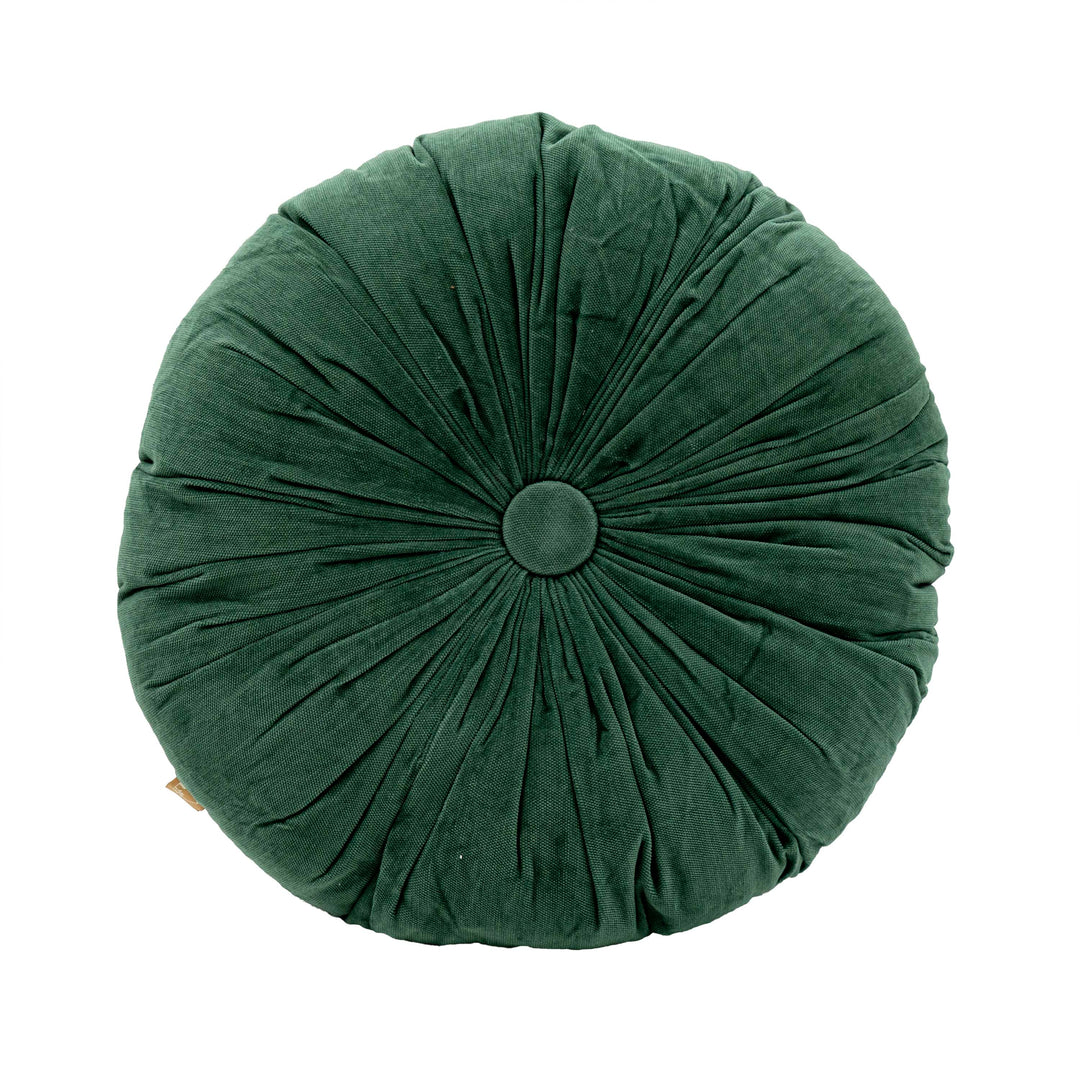 Cuddle Eucalyptus Velvet Round Cushion