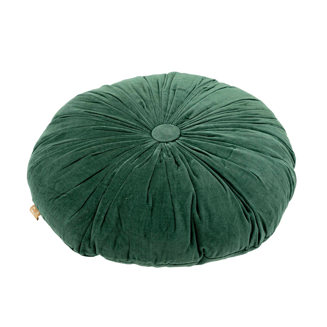 Cuddle Eucalyptus Velvet Round Cushion