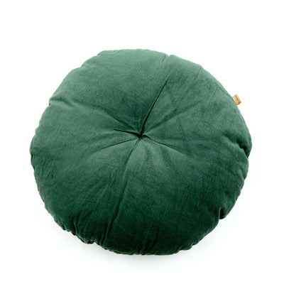 Cuddle Eucalyptus Velvet Round Cushion