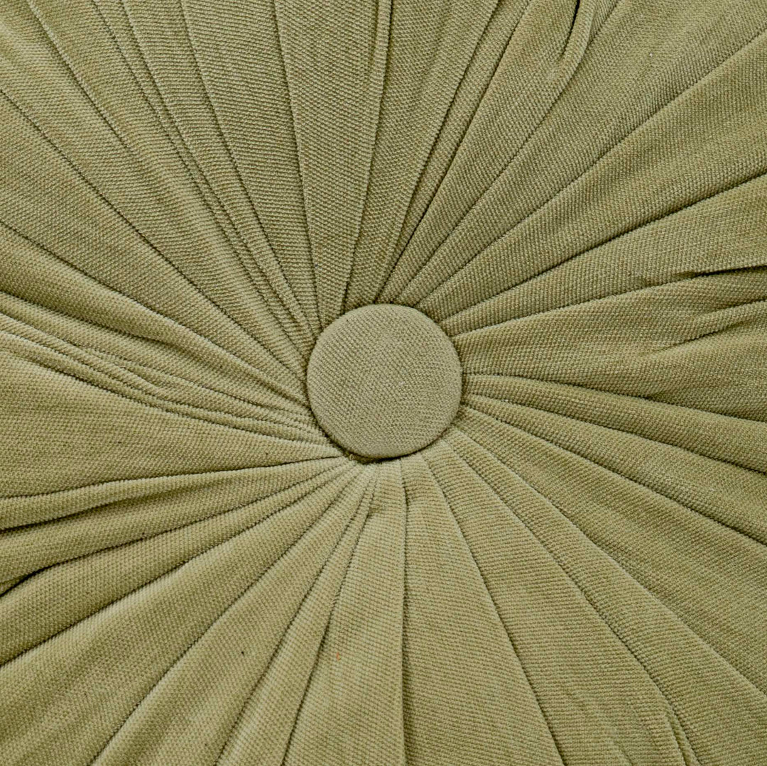 Cuddle Sage Velvet Round Cushion