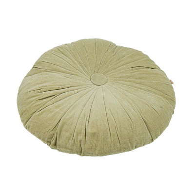 Cuddle Sage Velvet Round Cushion