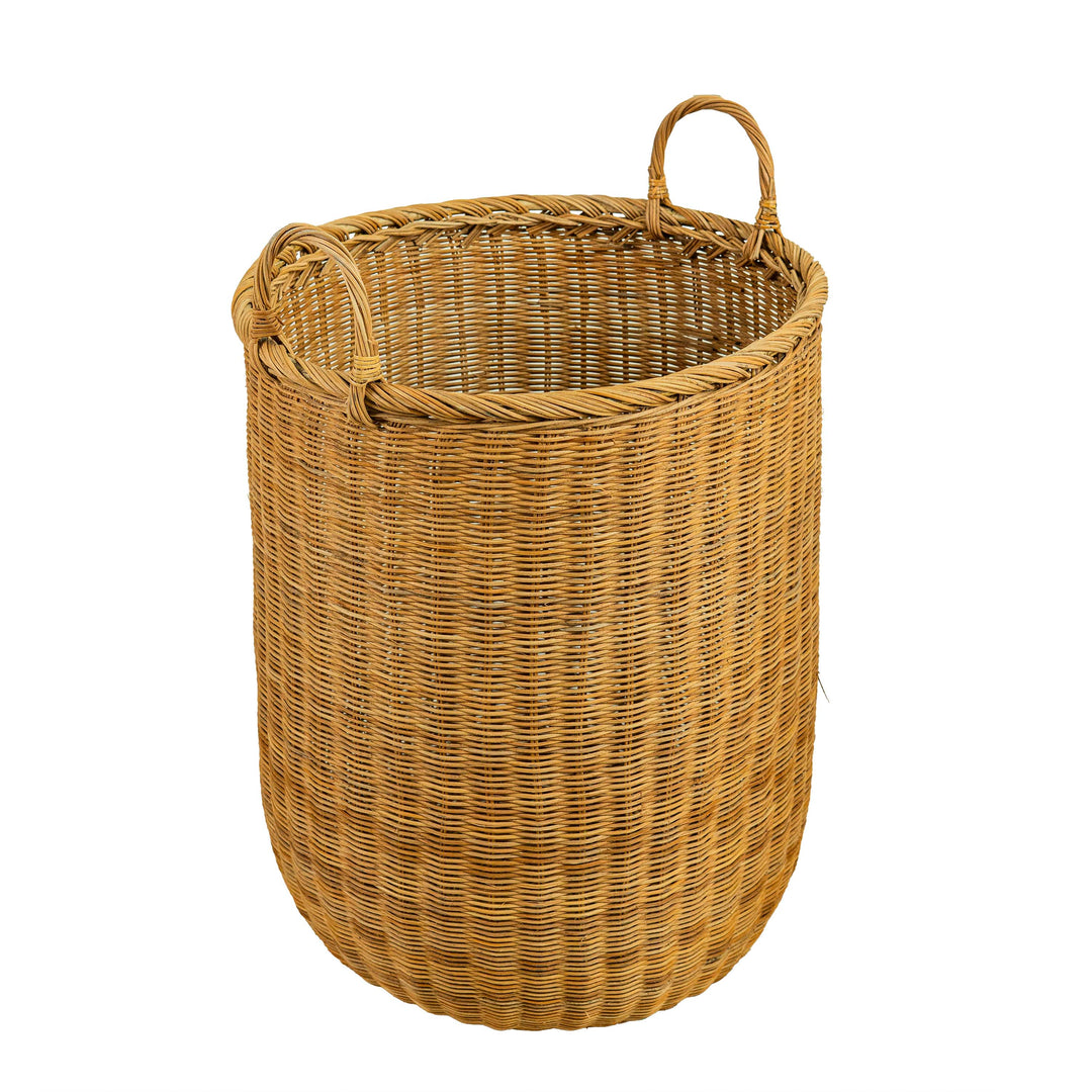Rattan Round Laundry Basket