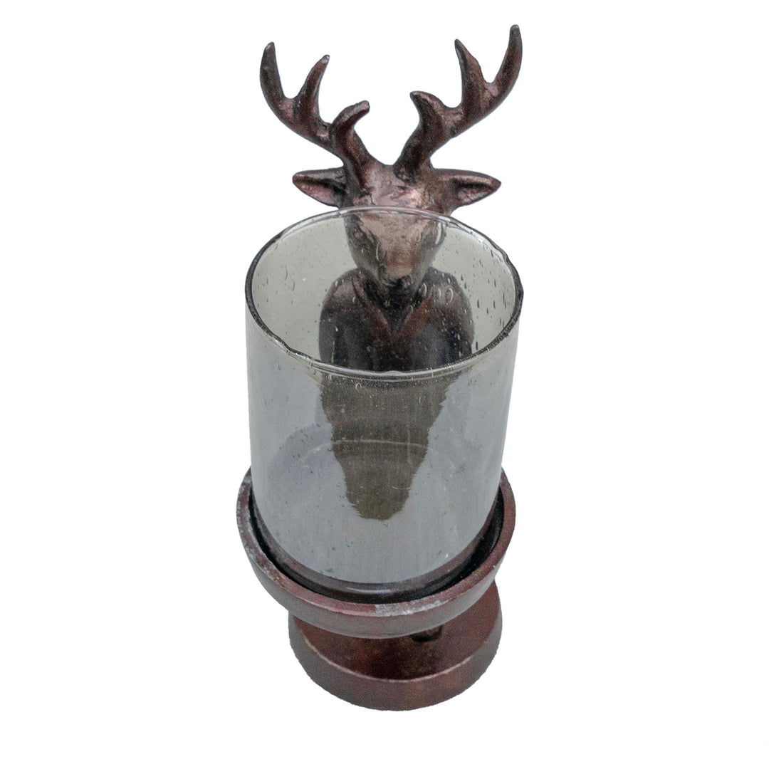 Fox Man Hurricane Candle Holder