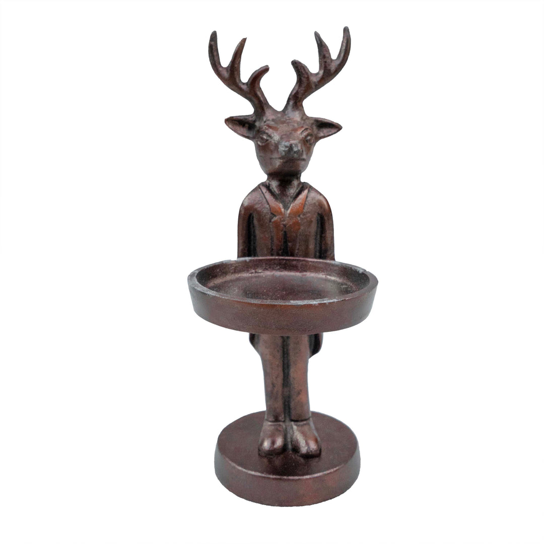 Fox Man Hurricane Candle Holder