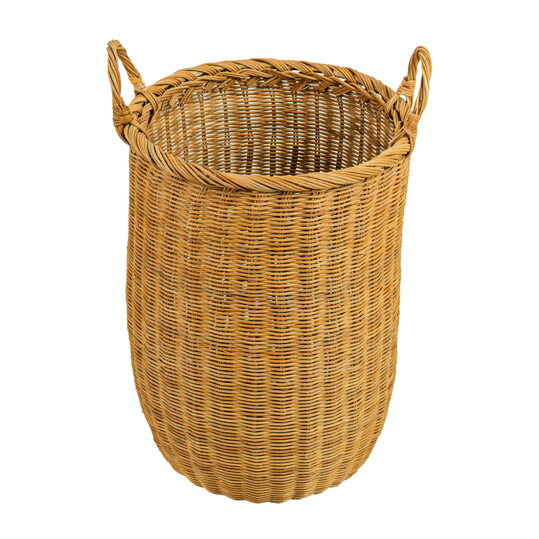Rattan Round Laundry Basket