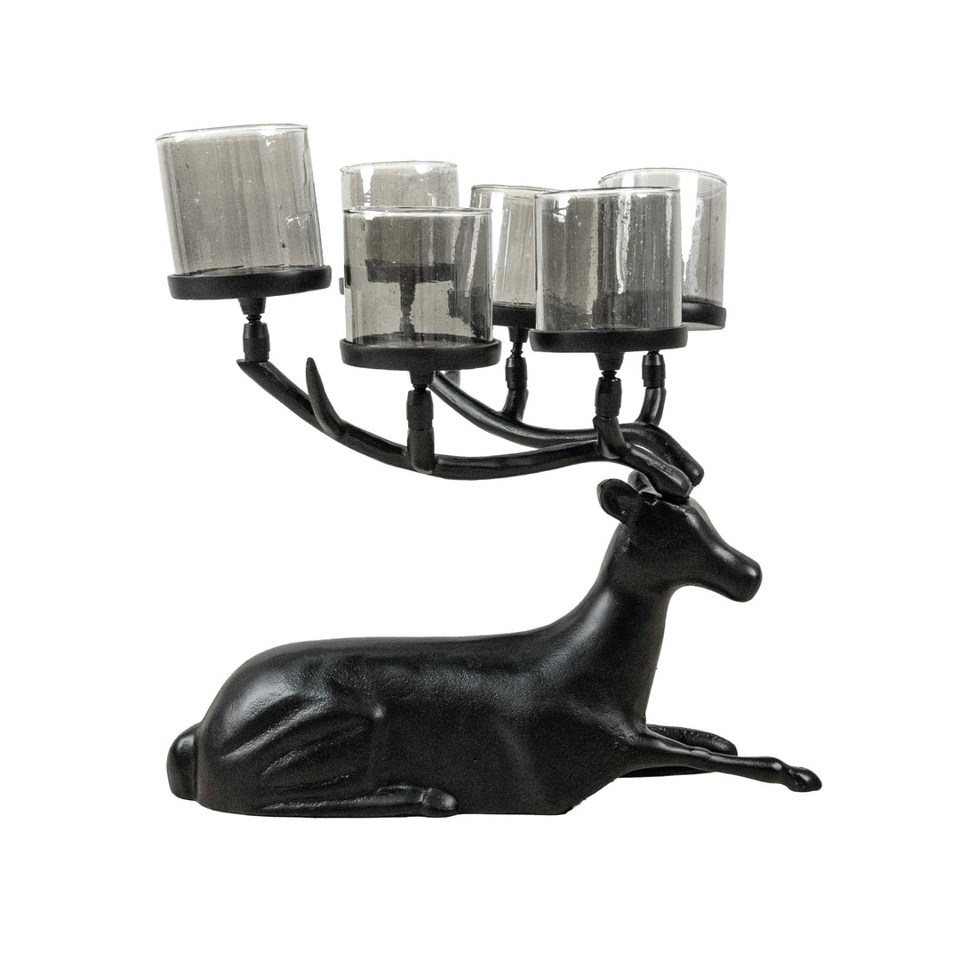 Deer Sitting Candle Holder