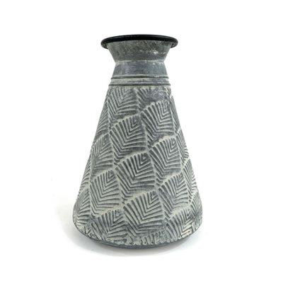 Gloria Metal Oxidized Vase