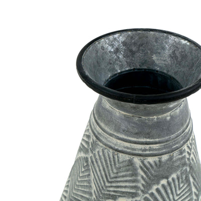 Gloria Metal Oxidized Vase