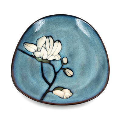 Floral Print Ceramic Plate