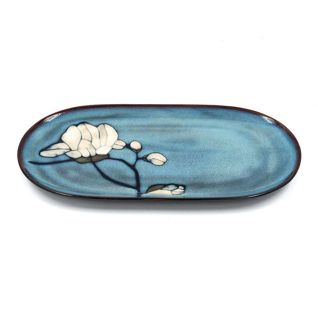 Floral Print Ceramic Tray