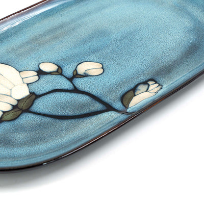 Floral Print Ceramic Tray