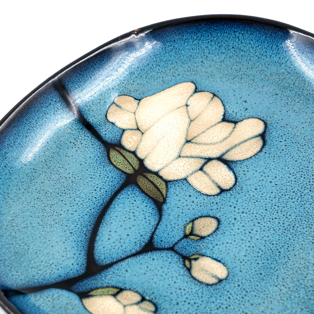 Floral Print Ceramic Plate