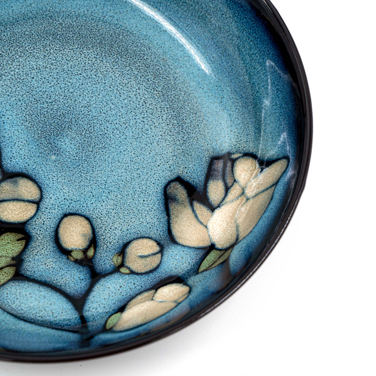Floral Print Ceramic Plate