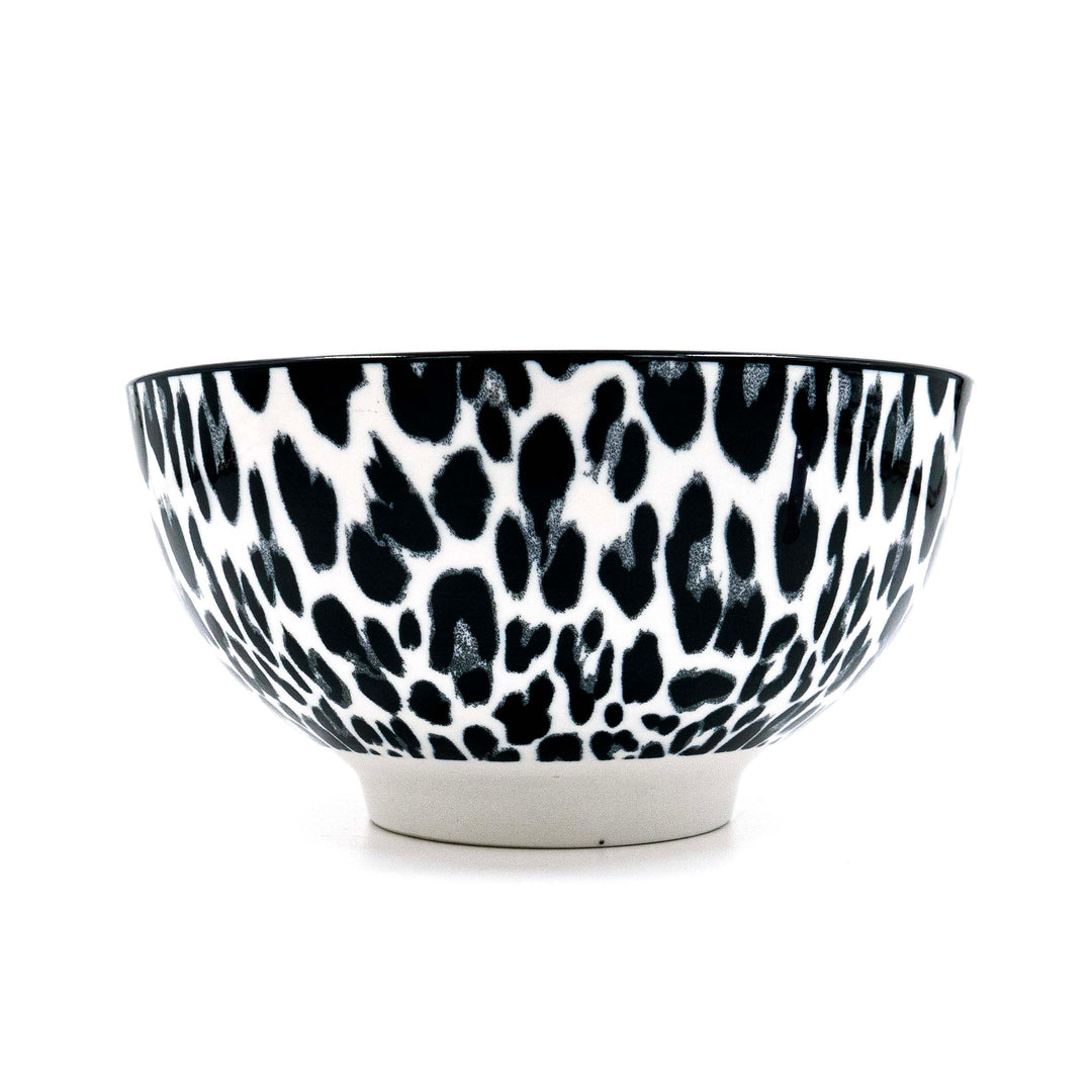 Leopard Print Ceramic Bowl